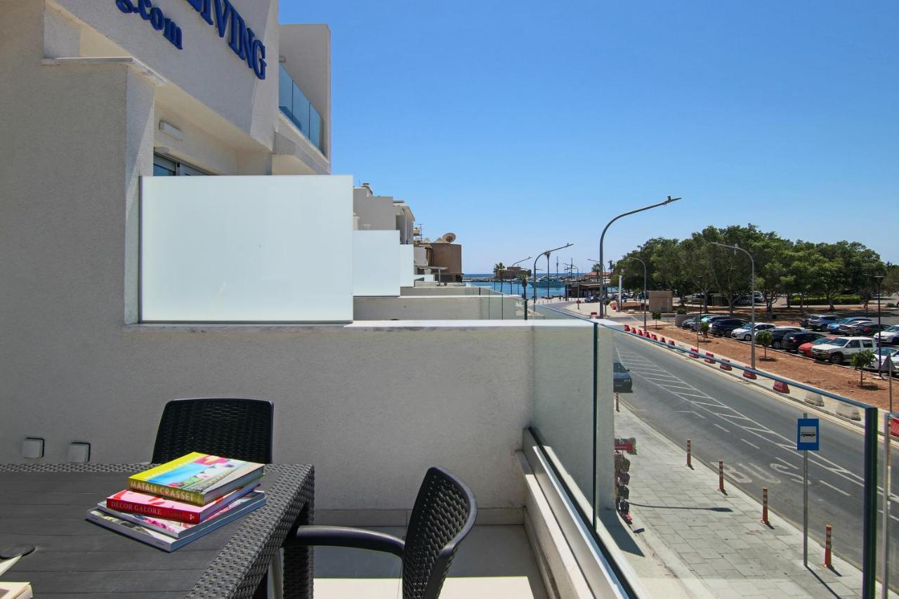 Ferienwohnung Phaedrus Living - Seaside Luxury Flat Harbour 109 Paphos Exterior foto